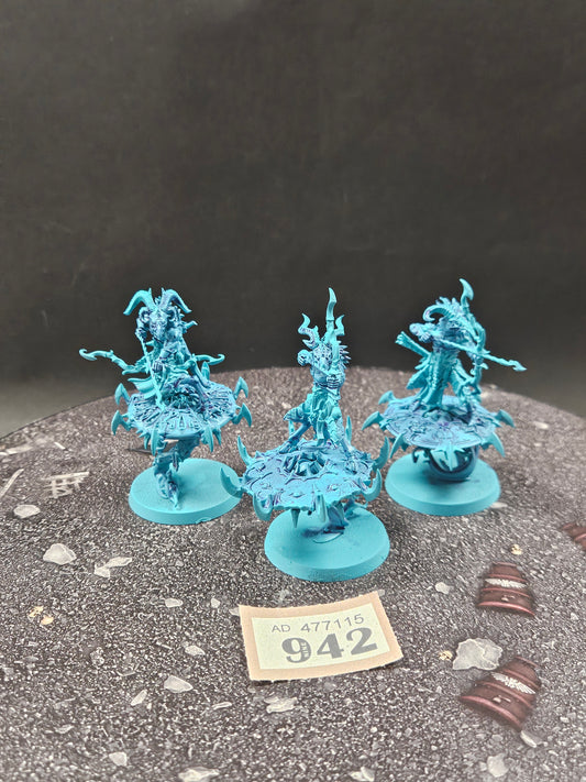 3x Enlightened Tzaangors #942 Disciples of tzanetch AOS Warhammer 40k