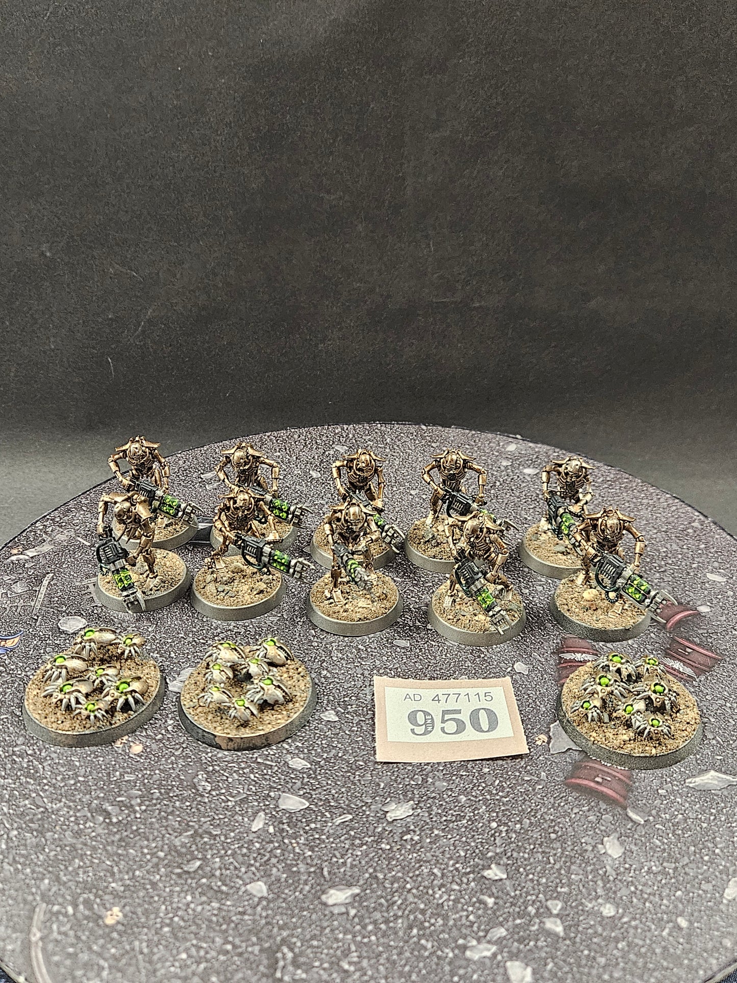 10x Warriors + 3x Scarabs #950 Well Painted Necrons Warhammer 40k