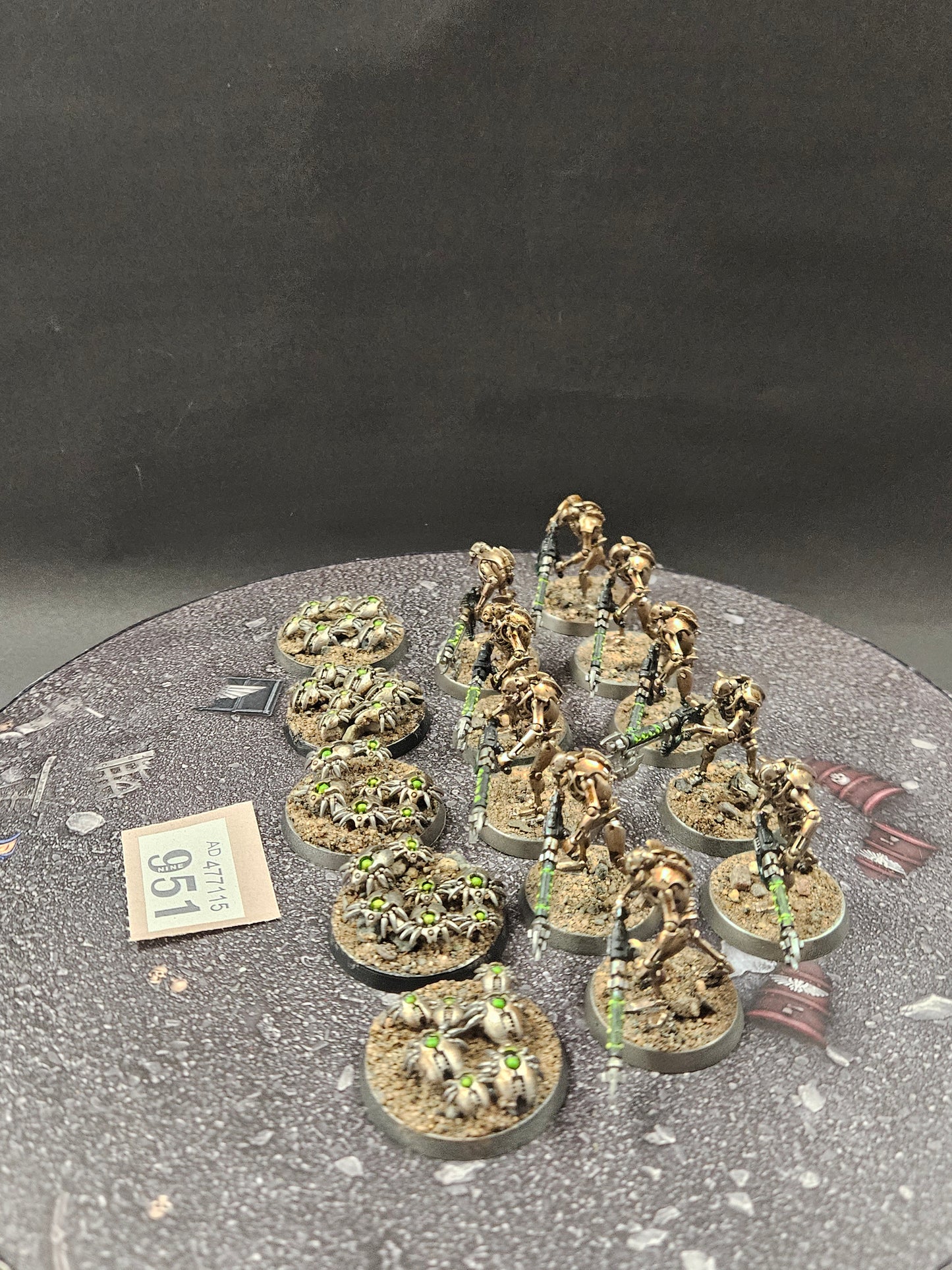 10x Warriors + 5x Scarabs #951 Well Painted Necrons Warhammer 40k
