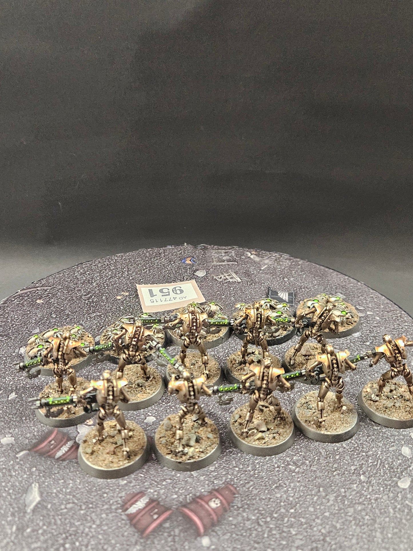 10x Warriors + 5x Scarabs #951 Well Painted Necrons Warhammer 40k