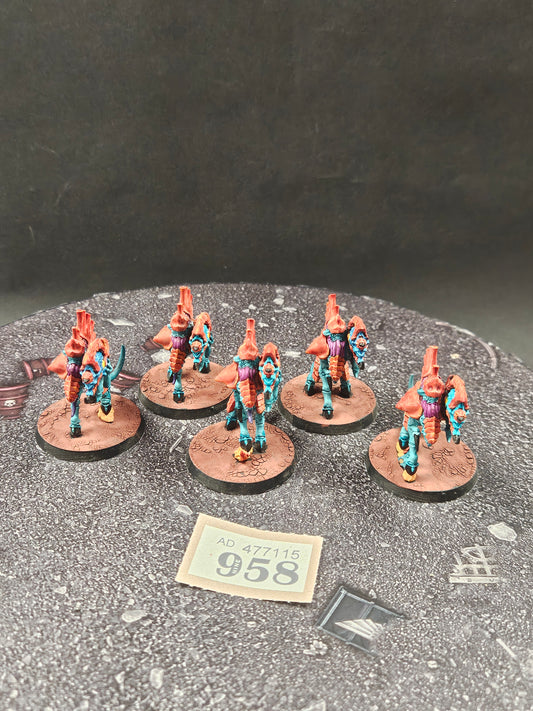5x Barbguants #958 Tyranids Well Painted Warhammer 40k