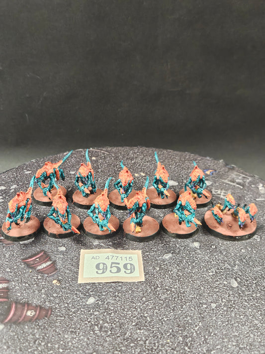 10x Termagants + Ripper Swarm #959 Well Painted Tyranids Warhammer 40k