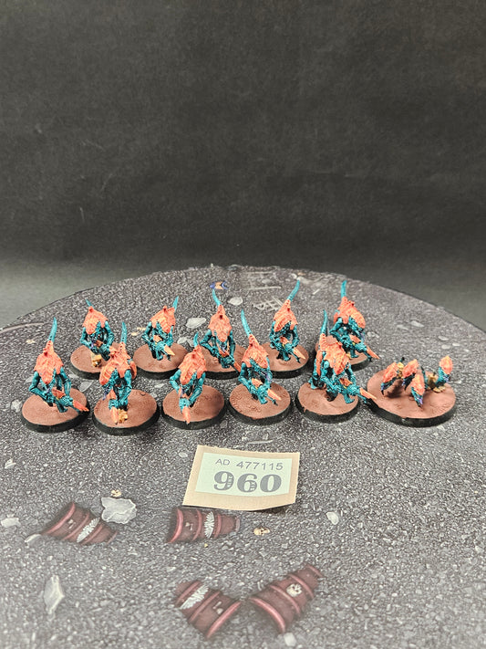 10x Termagants + Ripper Swarm #960 Well Painted Tyranids Warhammer 40k