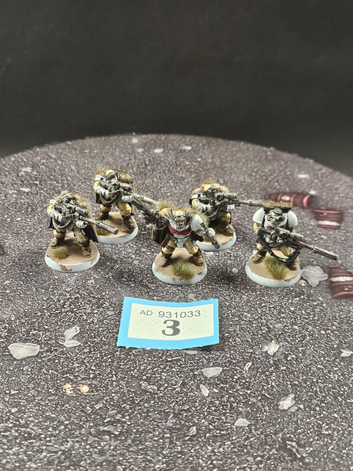 5x Scouts with Snipers OOP #3 Space Marines Warhammer 40k