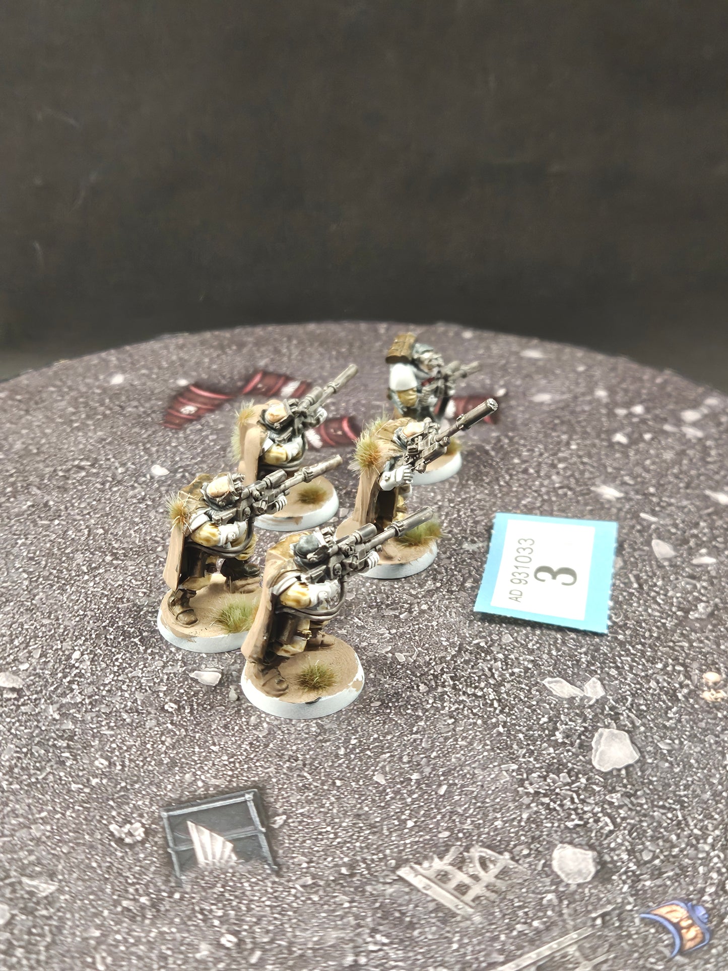 5x Scouts with Snipers OOP #3 Space Marines Warhammer 40k