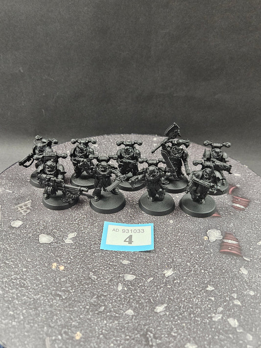 9x Chaos Space Marines #4 Chaos Space Marines Warhammer 40k