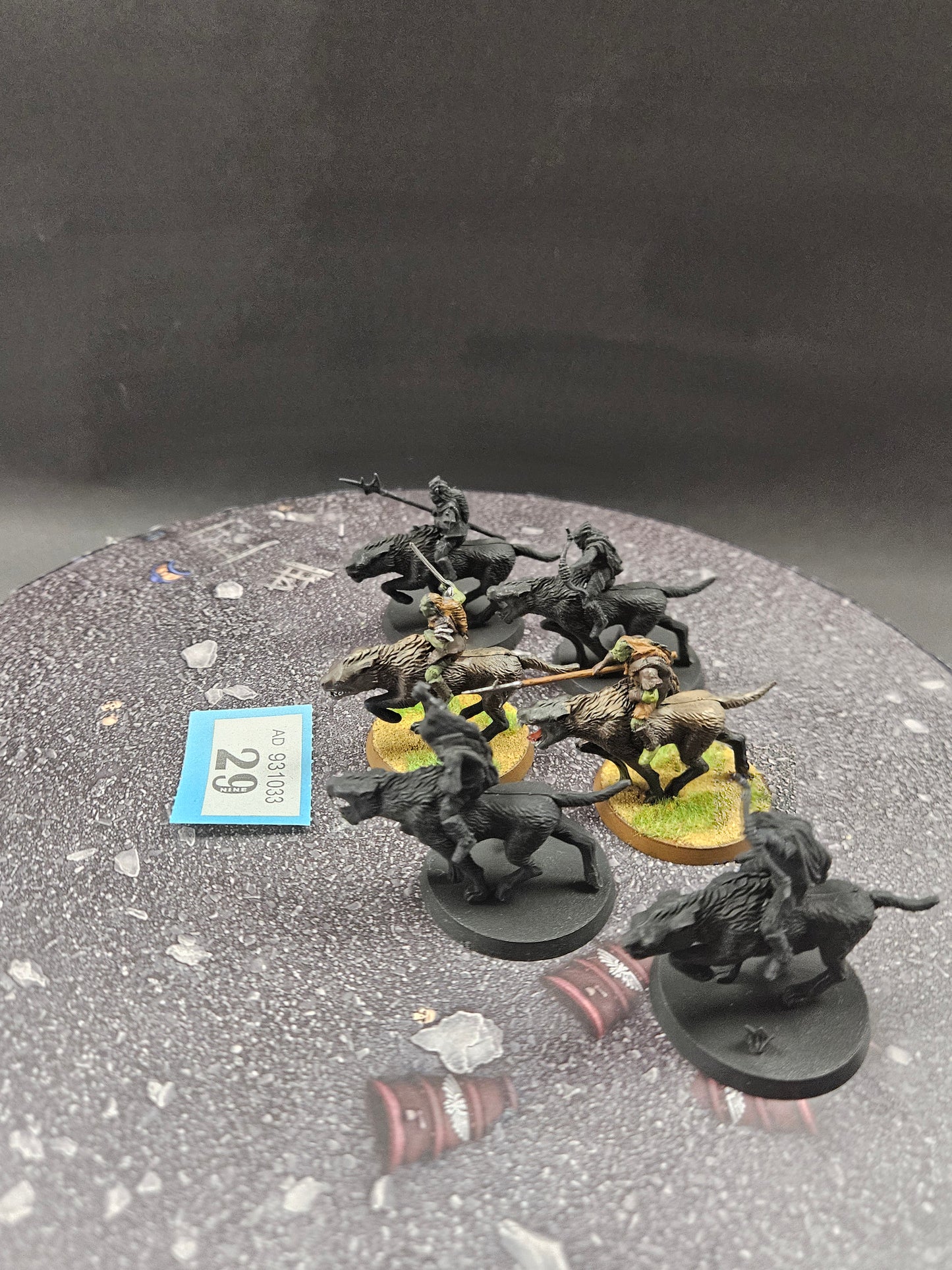 6x Warg Riders #29 Evil MESBG LOTR Warhammer 40k