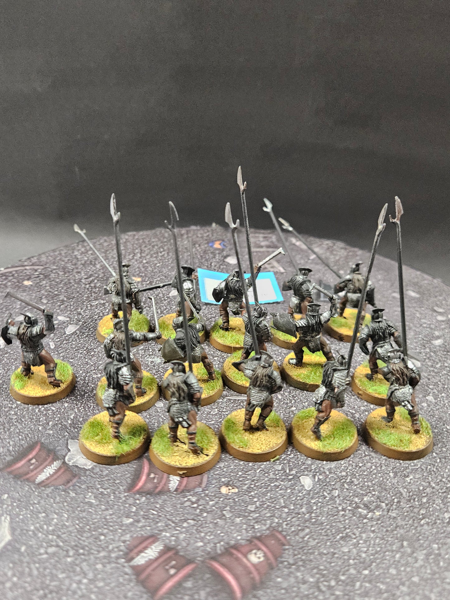 16x Uruk Hai Warriors #30 Evil MESBG LOTR Warhammer 40k