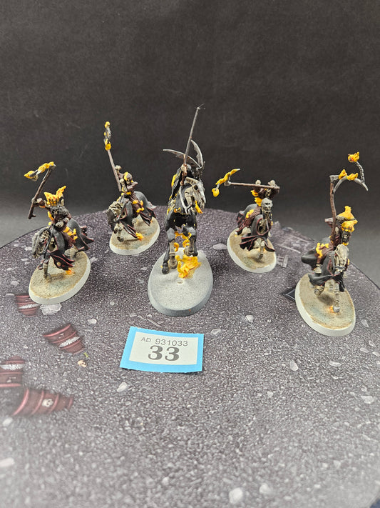 4x Hexwraiths + Knight of Shrouds on Horseback #33 Nighthaunt AOS Warhammer 40k