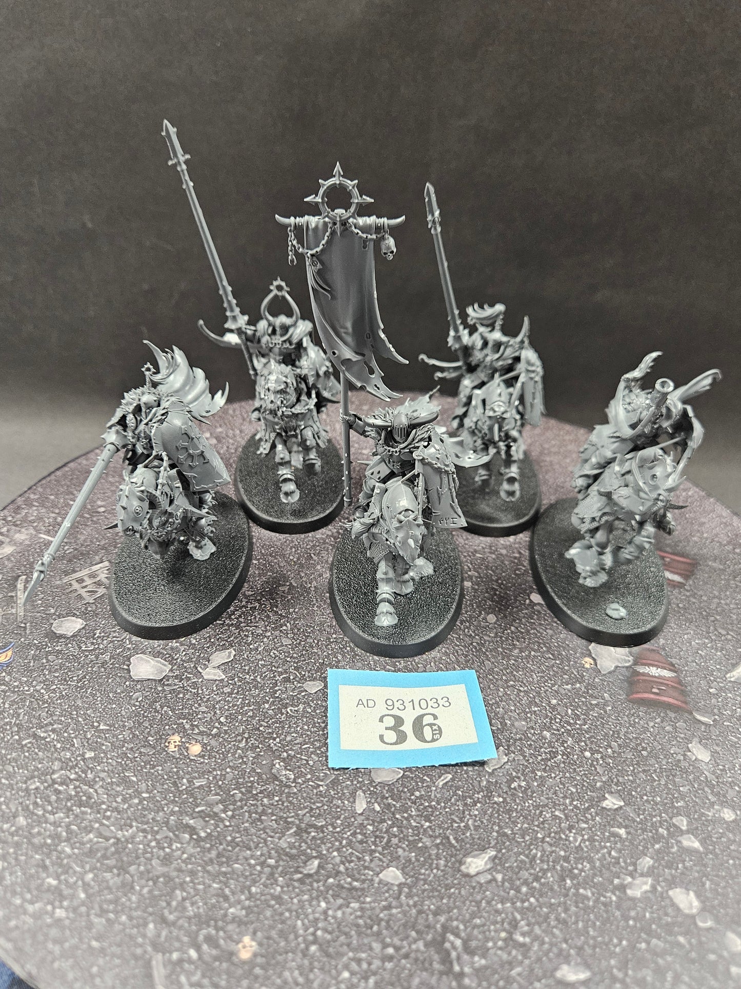 5x Chaos Knights #36 Slaves to Darkness AOS Warhammer 40k