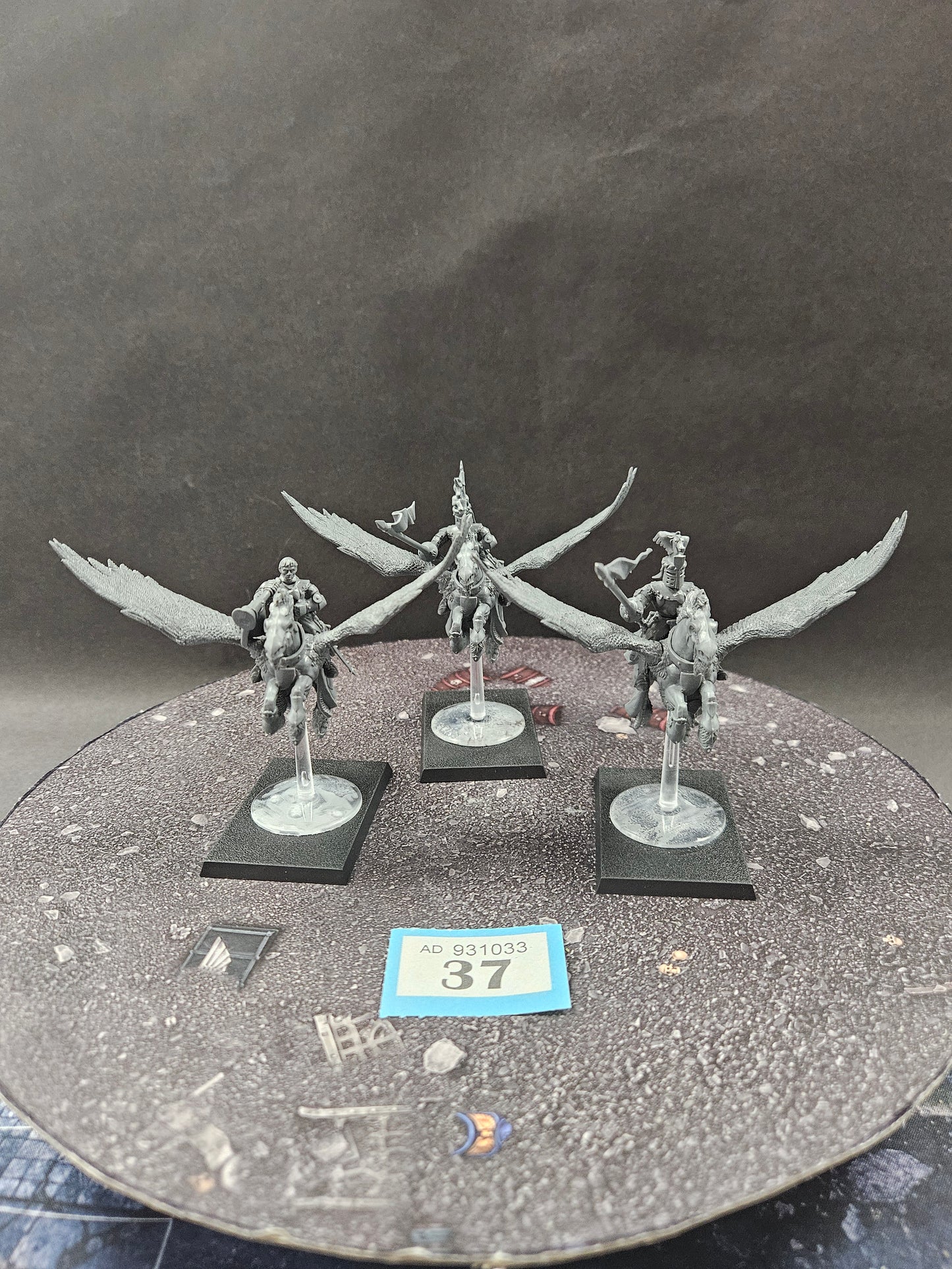 3x Pegasus Knights #37 Kingdoms of Bretonnia Old World Fantasy Warhammer 40k