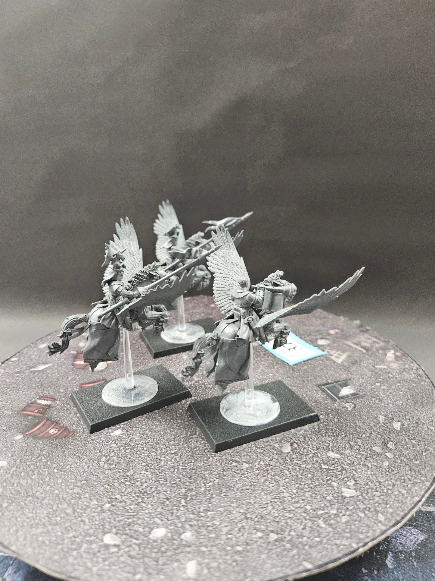 3x Pegasus Knights #37 Kingdoms of Bretonnia Old World Fantasy Warhammer 40k