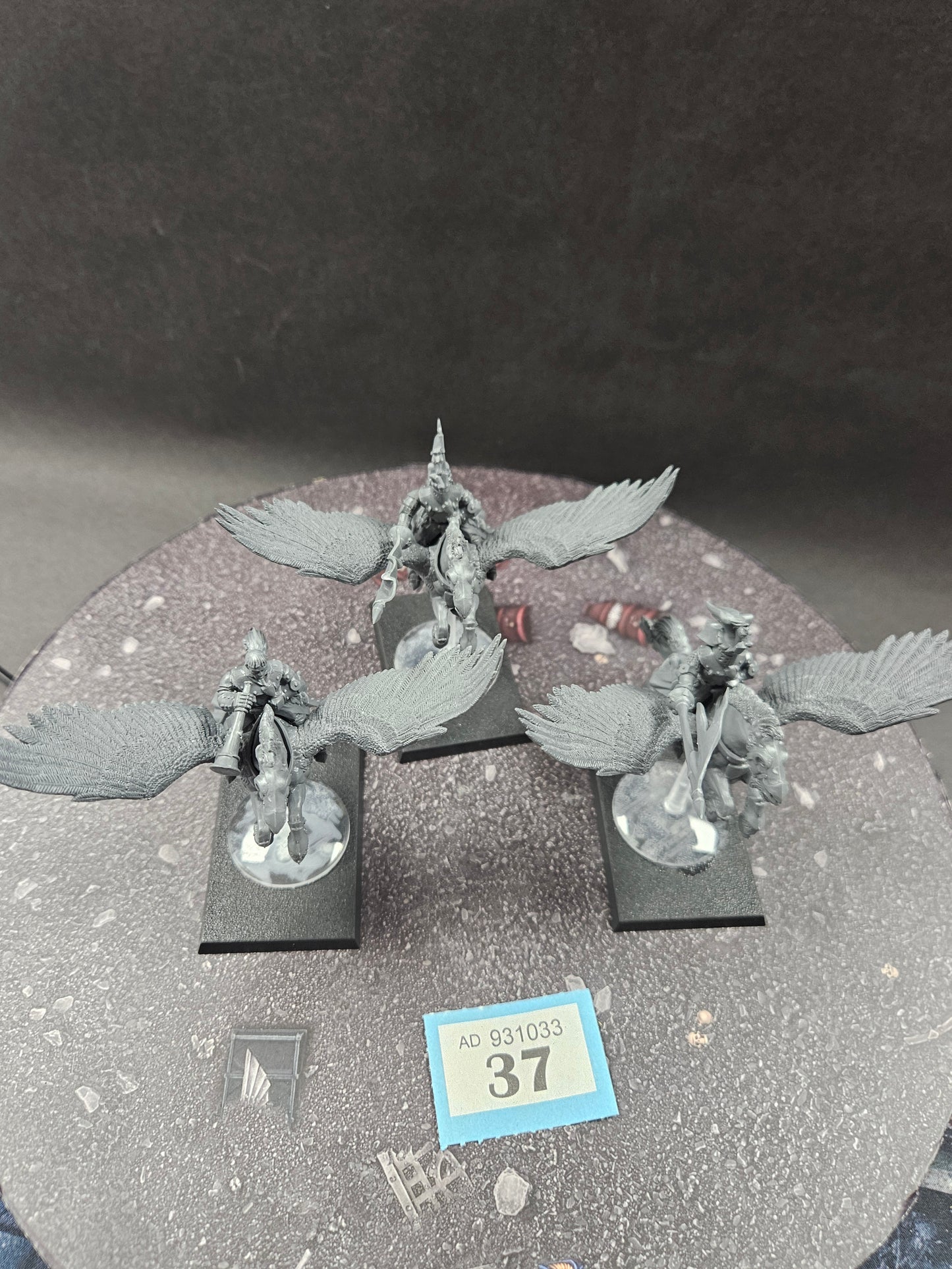 3x Pegasus Knights #37 Kingdoms of Bretonnia Old World Fantasy Warhammer 40k