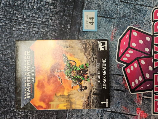 Adrax Agatone BNIB #44 Salamanders Space Marines Warhammer 40k