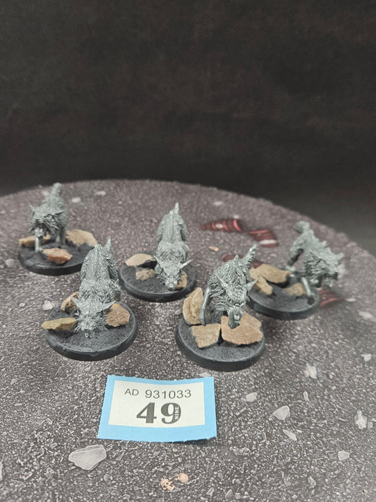 5x Fenrisian Wolves #49 Space Wolves Space Marines Warhammer 40k