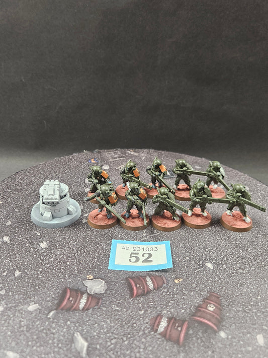 10x Fire Warriors Strike Team #52 Tau T'au Empire Warhammer 40k