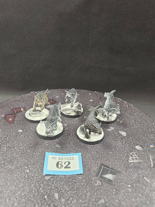 5x Fenrisian Wolves #62 Very Well Painted Space Wolves Space Marines Warhammer 40k