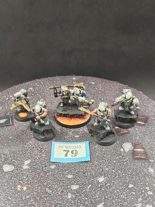 5x Cthonian Beserks #79 Leagues of Votann Well Painted Warhammer 40k
