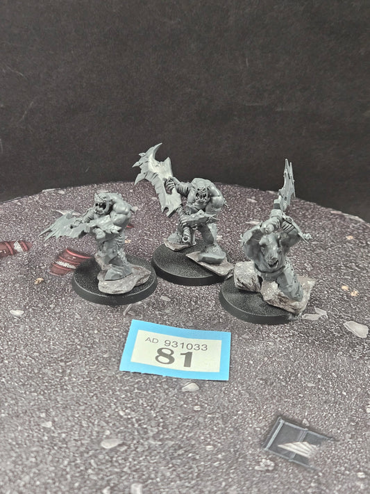 3x Brute Ragerz #81 Orruk Warclans AOS Warhammer 40k