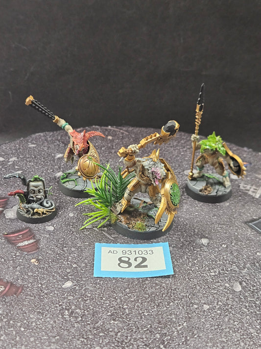 3x The Jaws of Itzl #82 Very Well Painted Seraphon AOS Warhammer 40k