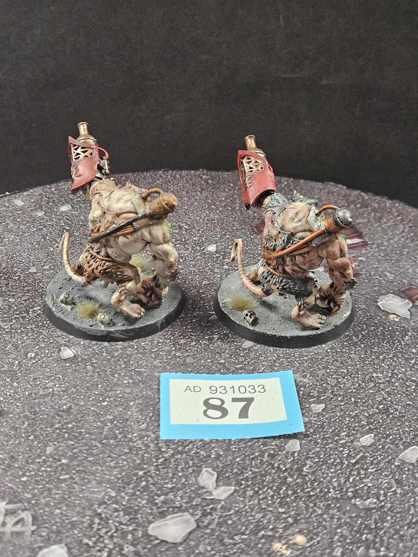 2x Rat Ogors #87 Skaven Well Painted AOS Warhammer 40k