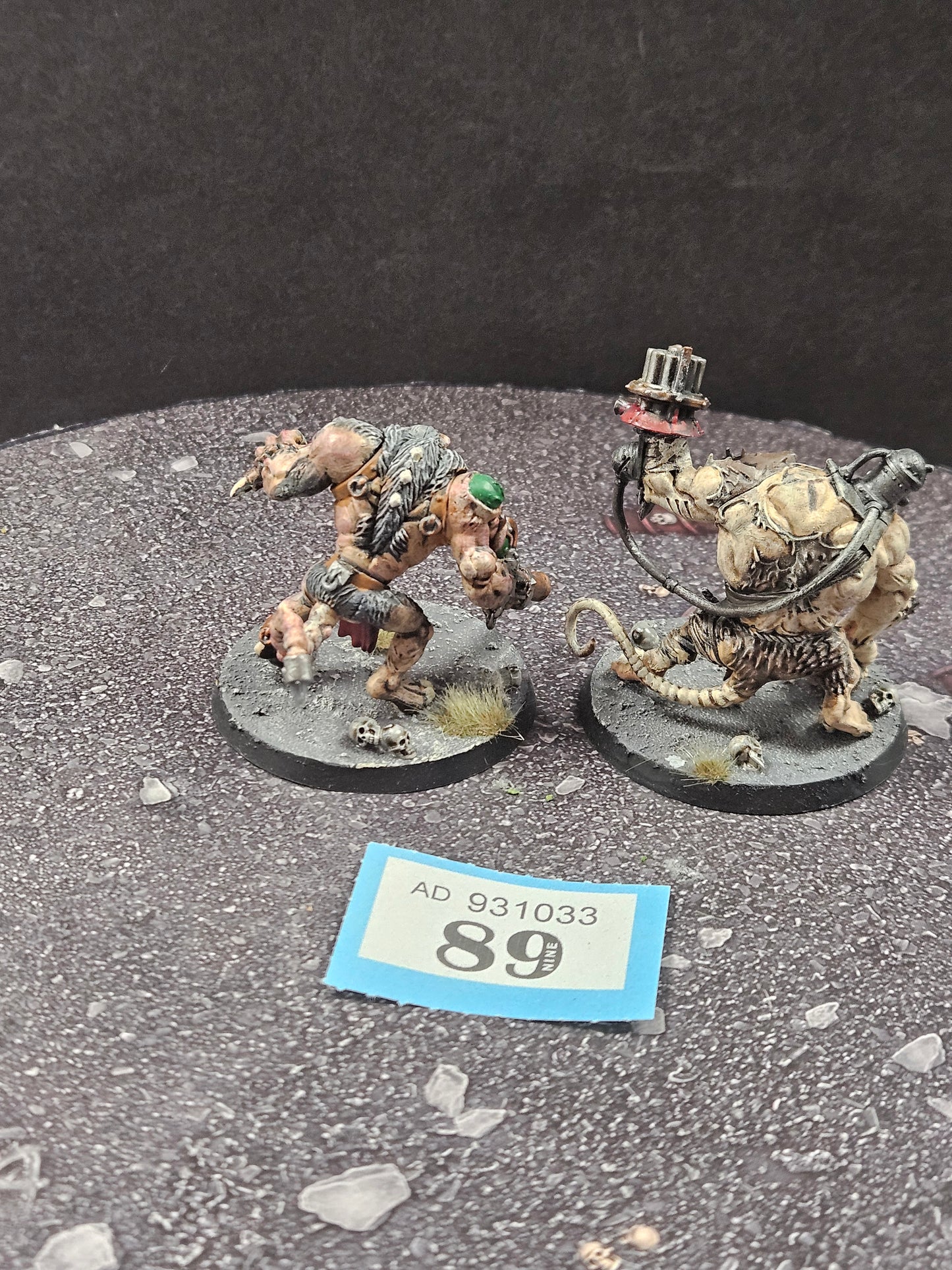 2x Rat Ogors #89 Skaven Well Painted AOS Warhammer 40k