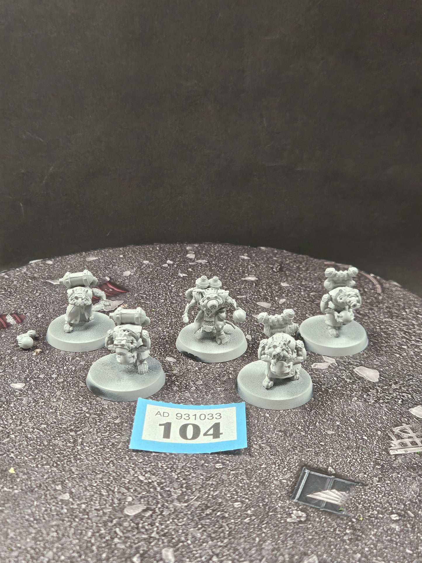 5x Acolyte Globadiers #104 Skaven AOS Warhammer 40k