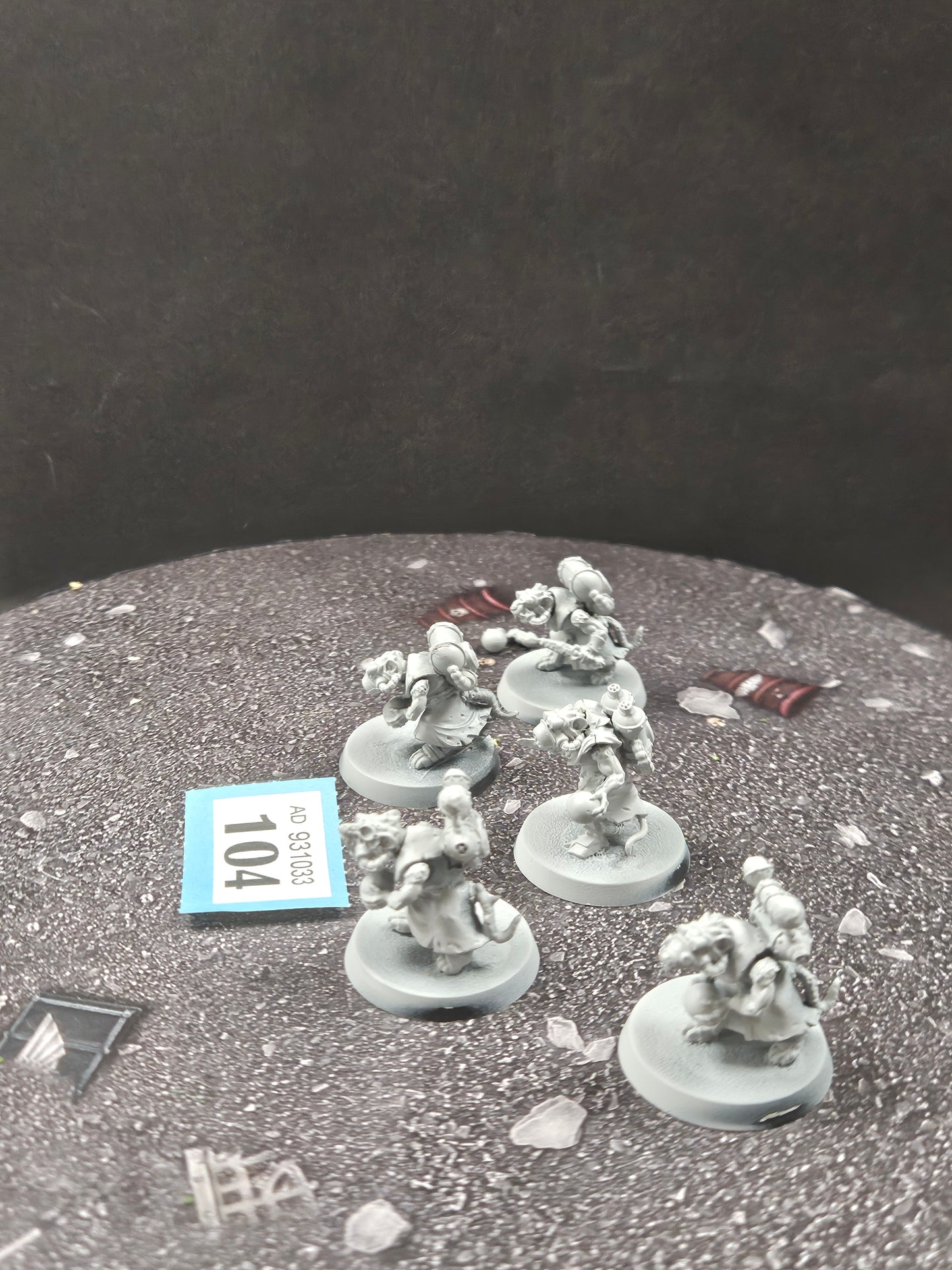 5x Acolyte Globadiers #104 Skaven AOS Warhammer 40k