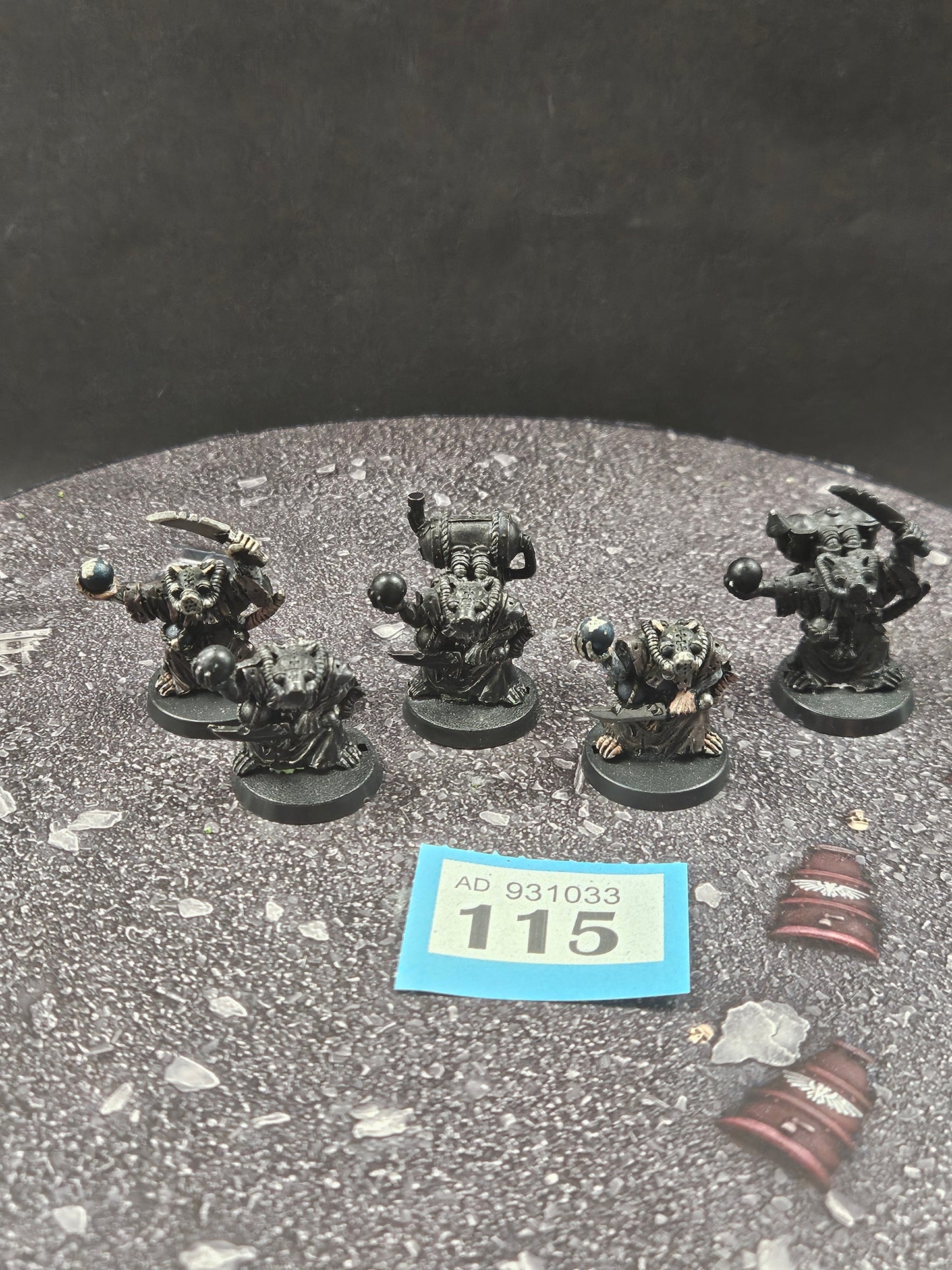 5x Acolyte Globadiers #115 Skaven AOS Warhammer 40k