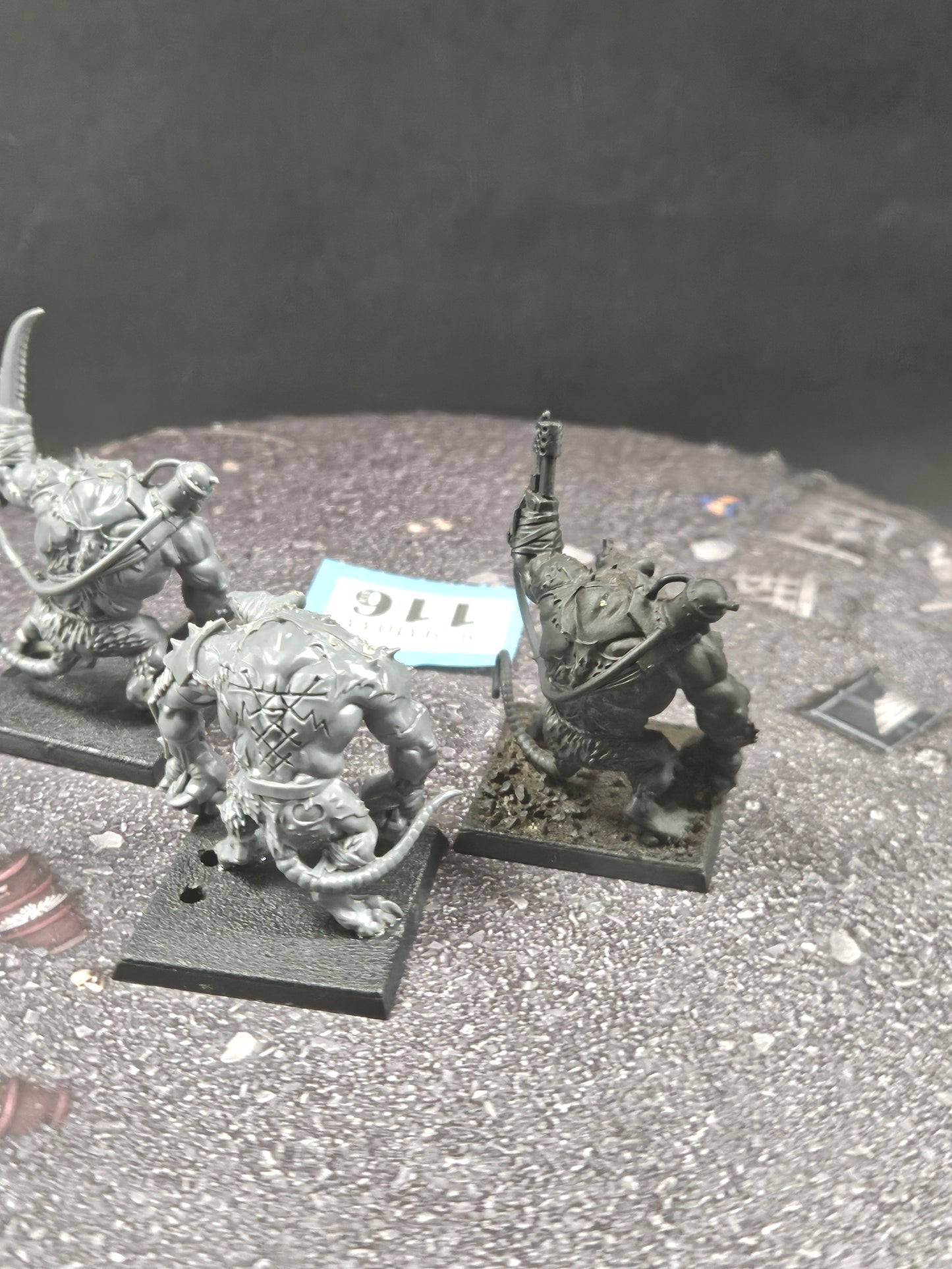 3x Rat Ogors #116 Skaven AOS Warhammer 40k
