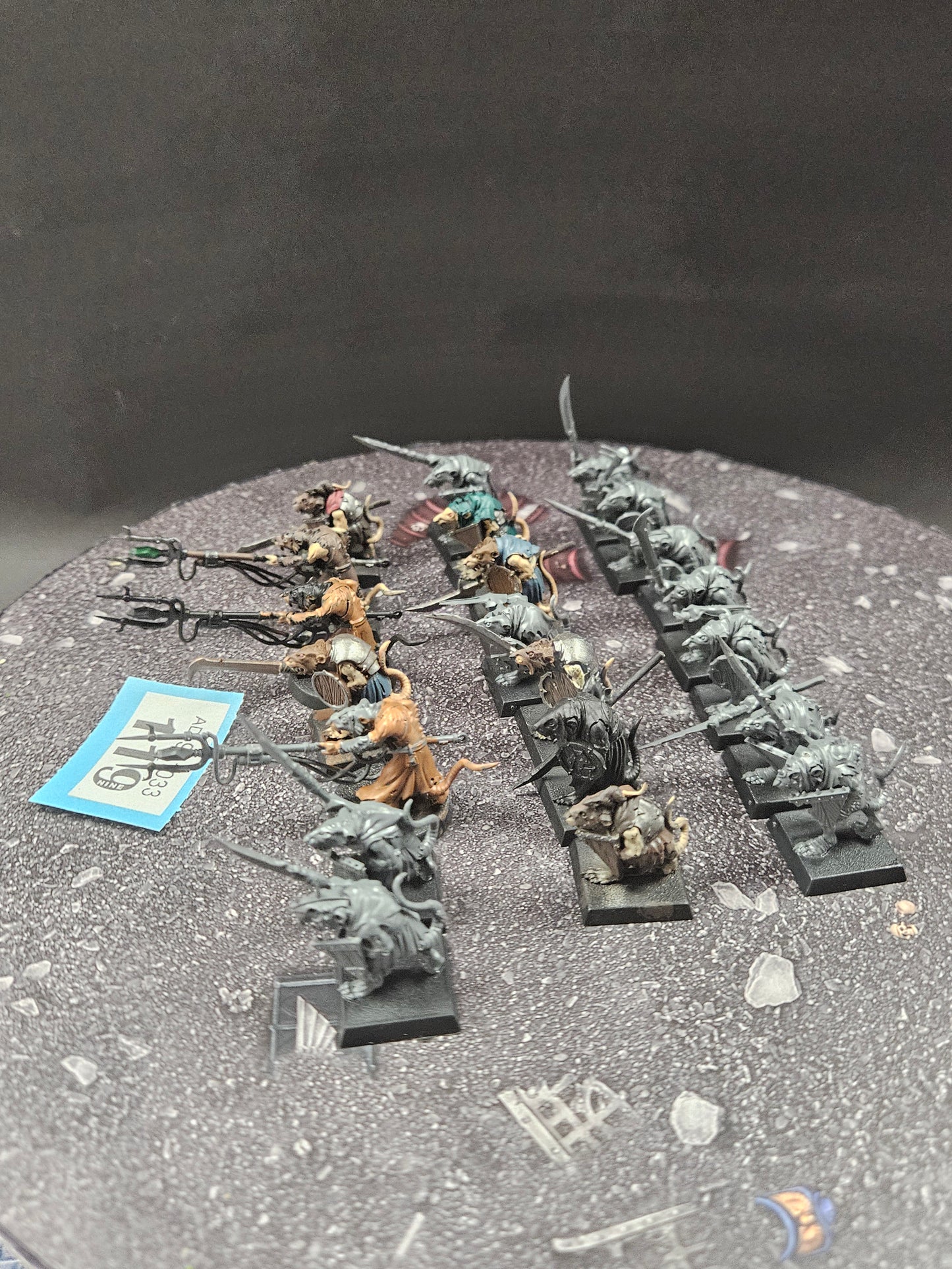 21x Plague Monks #119 Skaven AOS Warhammer 40k