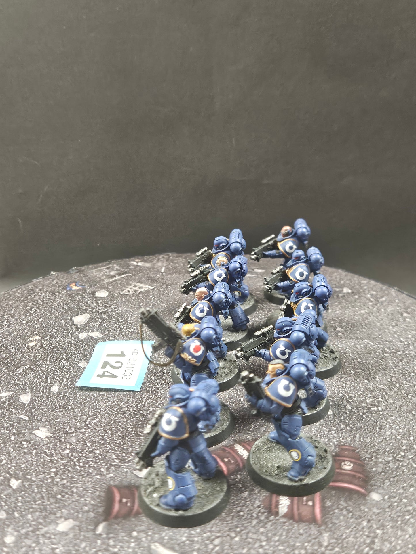 10x Primaris Intercessors #124 Well Painted Space Marines Warhammer 40k