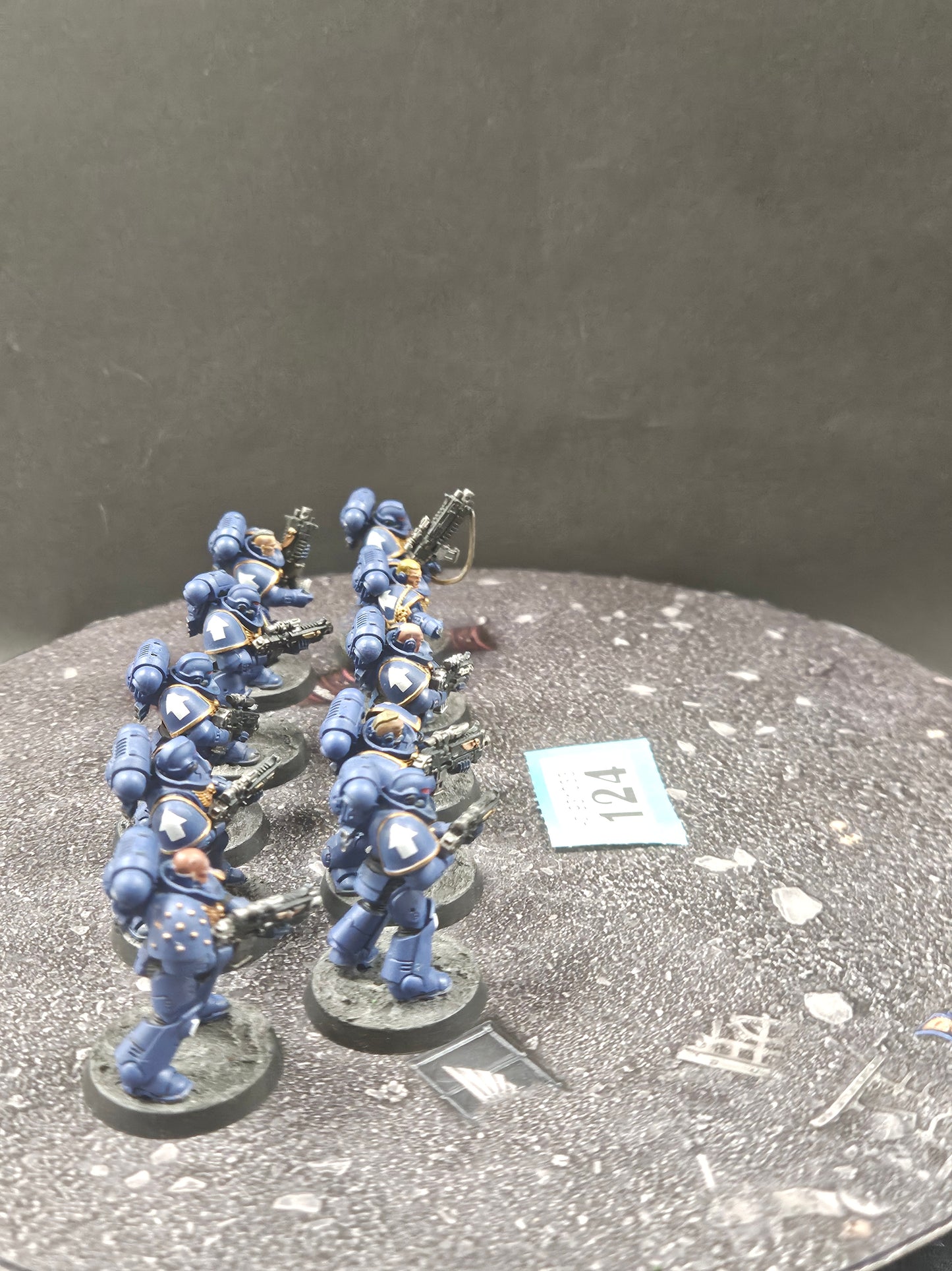 10x Primaris Intercessors #124 Well Painted Space Marines Warhammer 40k