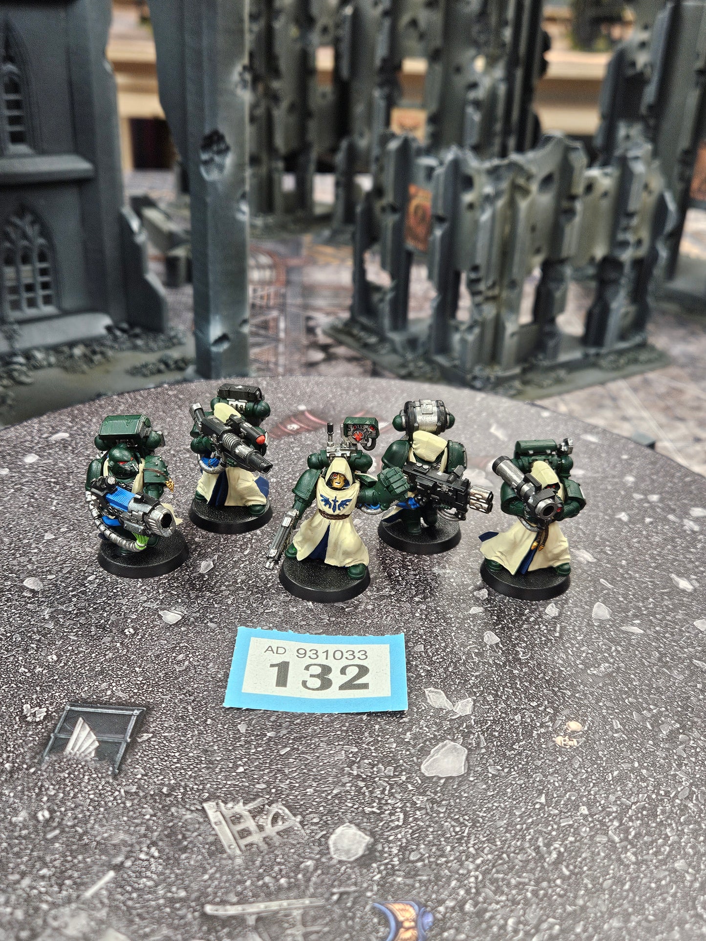 5x Dark Angels Devastators Squad #132 Space Marines Warhammer 40k