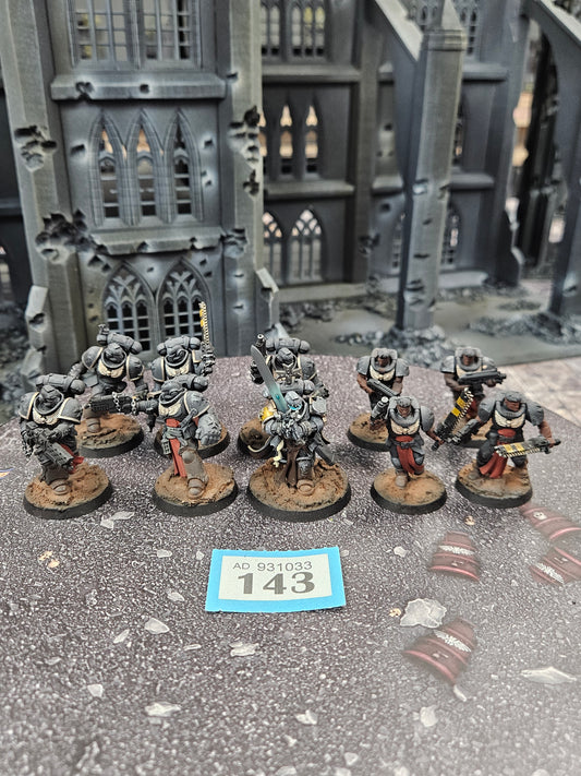 10x Crusader Squad #143 Black Templars Space Marines Warhammer 40k