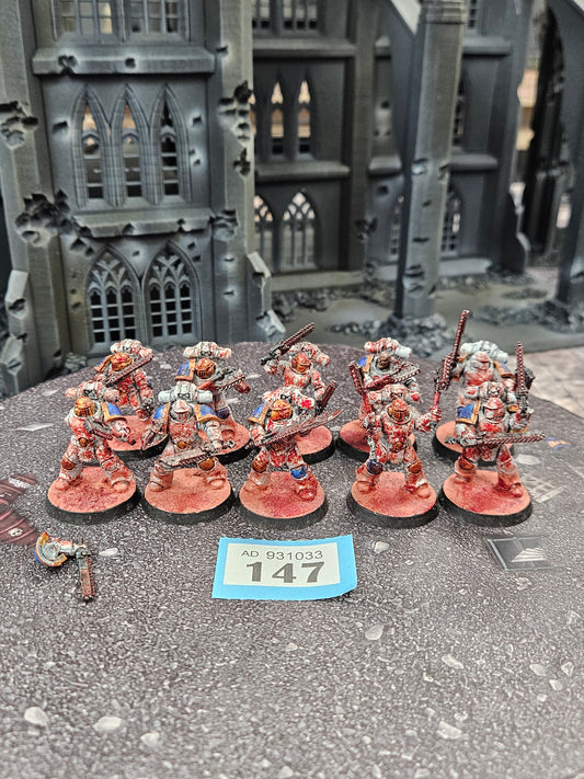 10x Tactical Marines #147 World Eaters 30k Warhammer 40k
