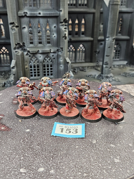 10x Tactical Marines #153 World Eaters 30k Warhammer 40k