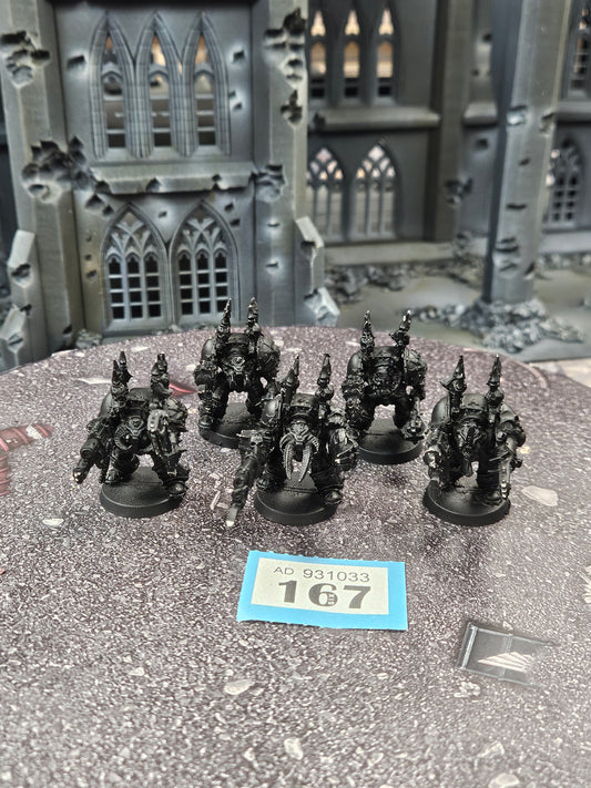 5x Chaos Terminator Squad OOP #167 Chaos Space Marines Warhammer 40k