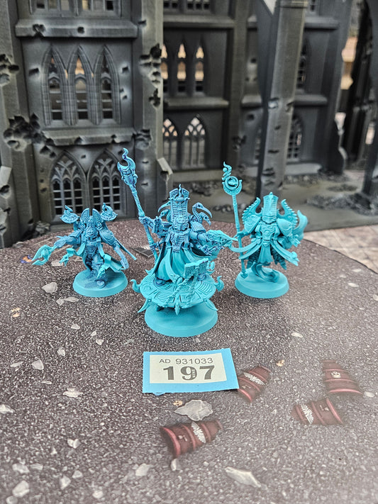 3x Exalted Sorcerers #197 Thousand Sons Warhammer 40k