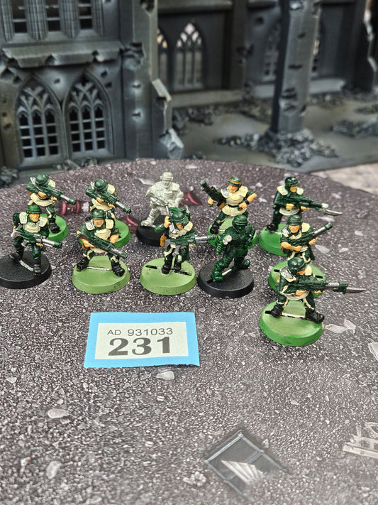 10x Cadian Shock Troops #231 Astra Militarum Warhammer 40k