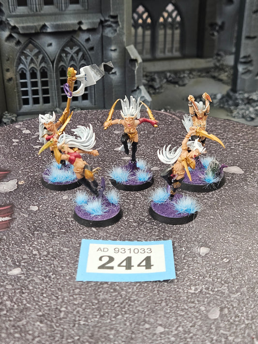 5x Witch Aelves #244 Daughters of Khaine AOS Warhammer 40k