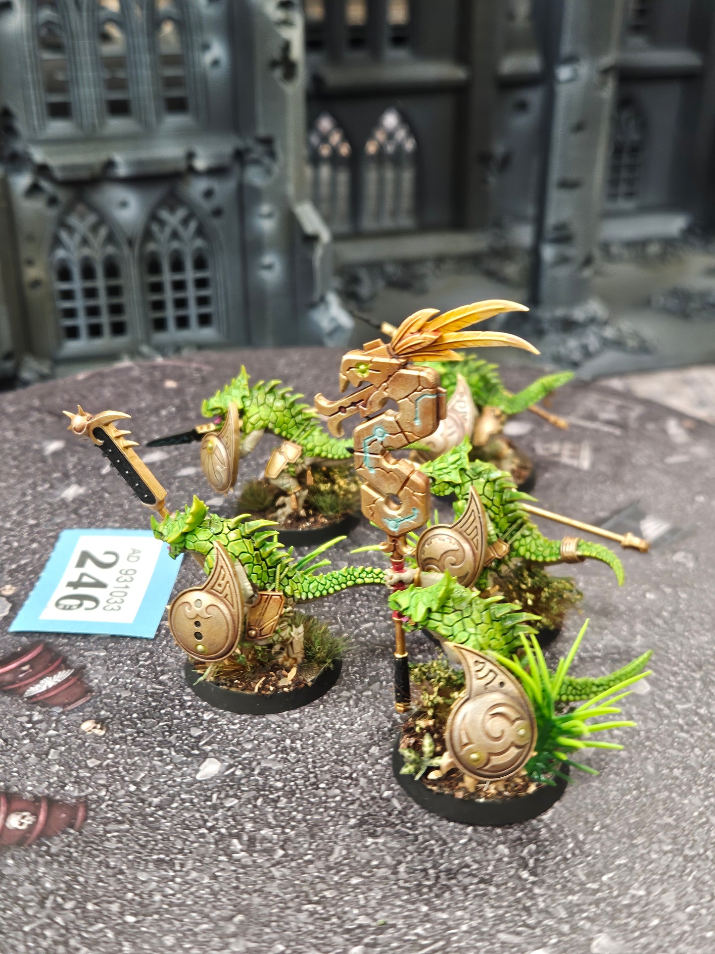 5x Saurus Warriors #246 Well Painted Seraphon AOS Warhammer 40k