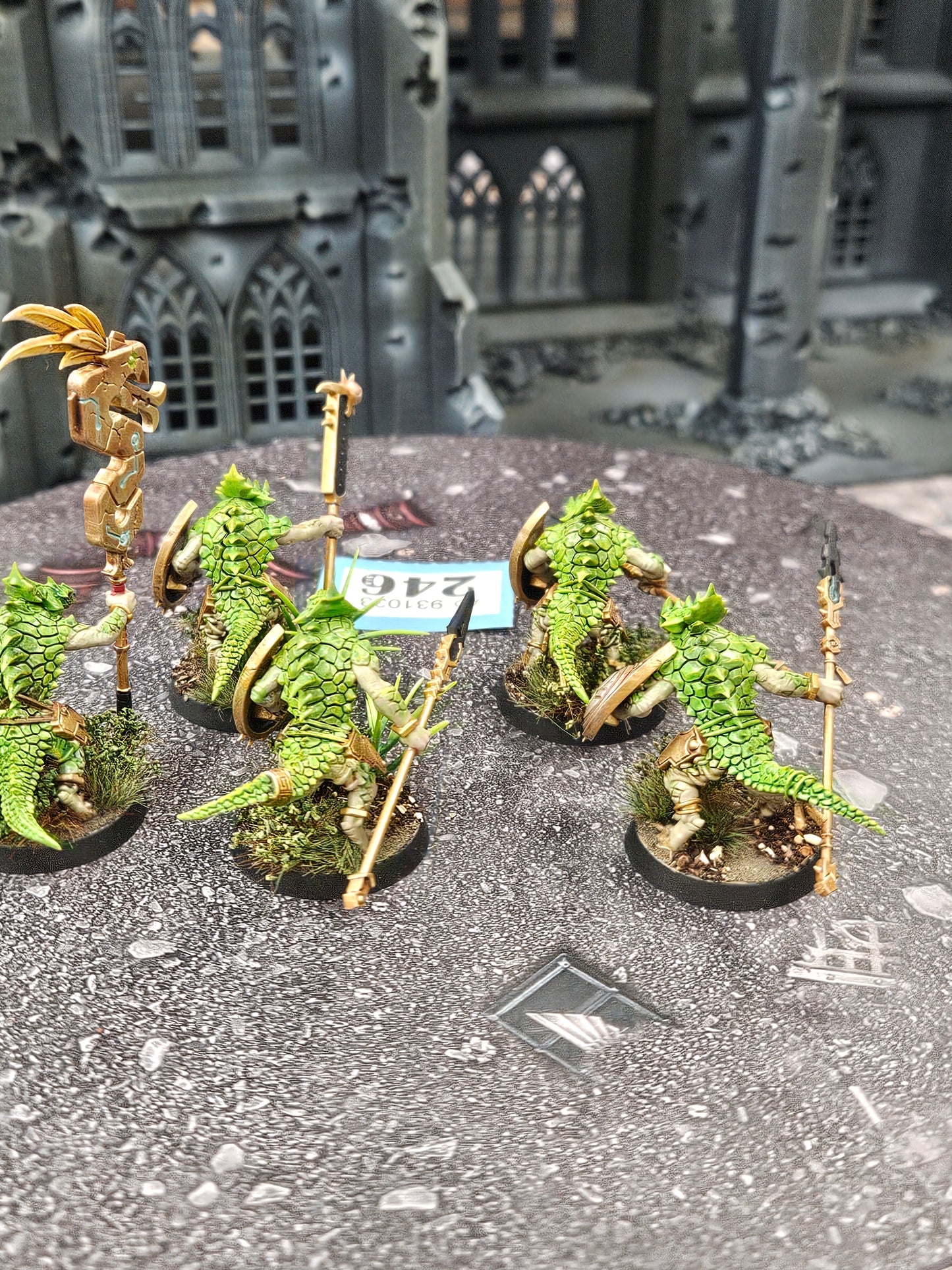 5x Saurus Warriors #246 Well Painted Seraphon AOS Warhammer 40k