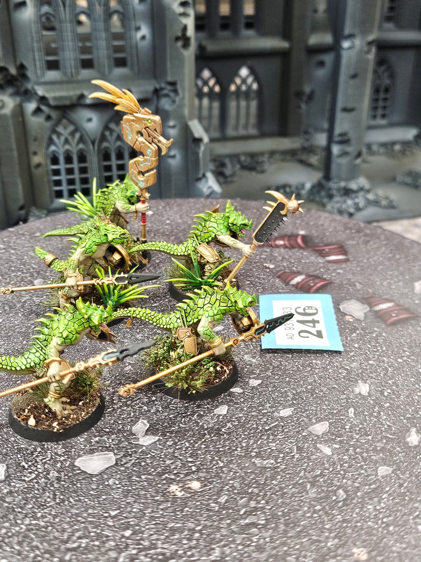 5x Saurus Warriors #246 Well Painted Seraphon AOS Warhammer 40k