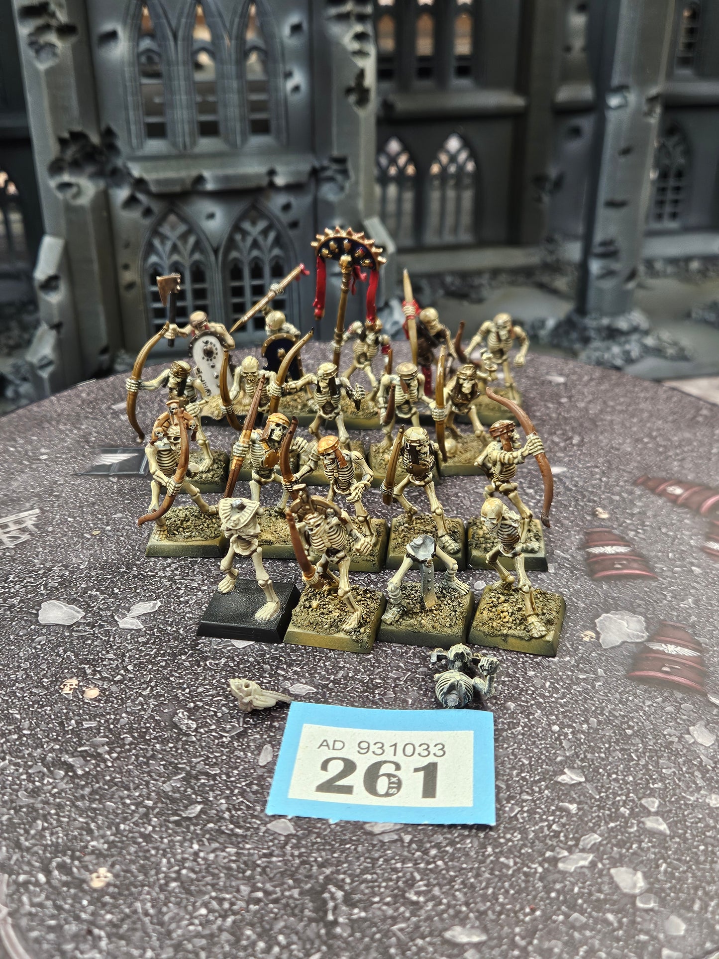 19x Skeleton Warriors / Archers #261 Tomb Kings Old World Fantasy Warhammer 40k
