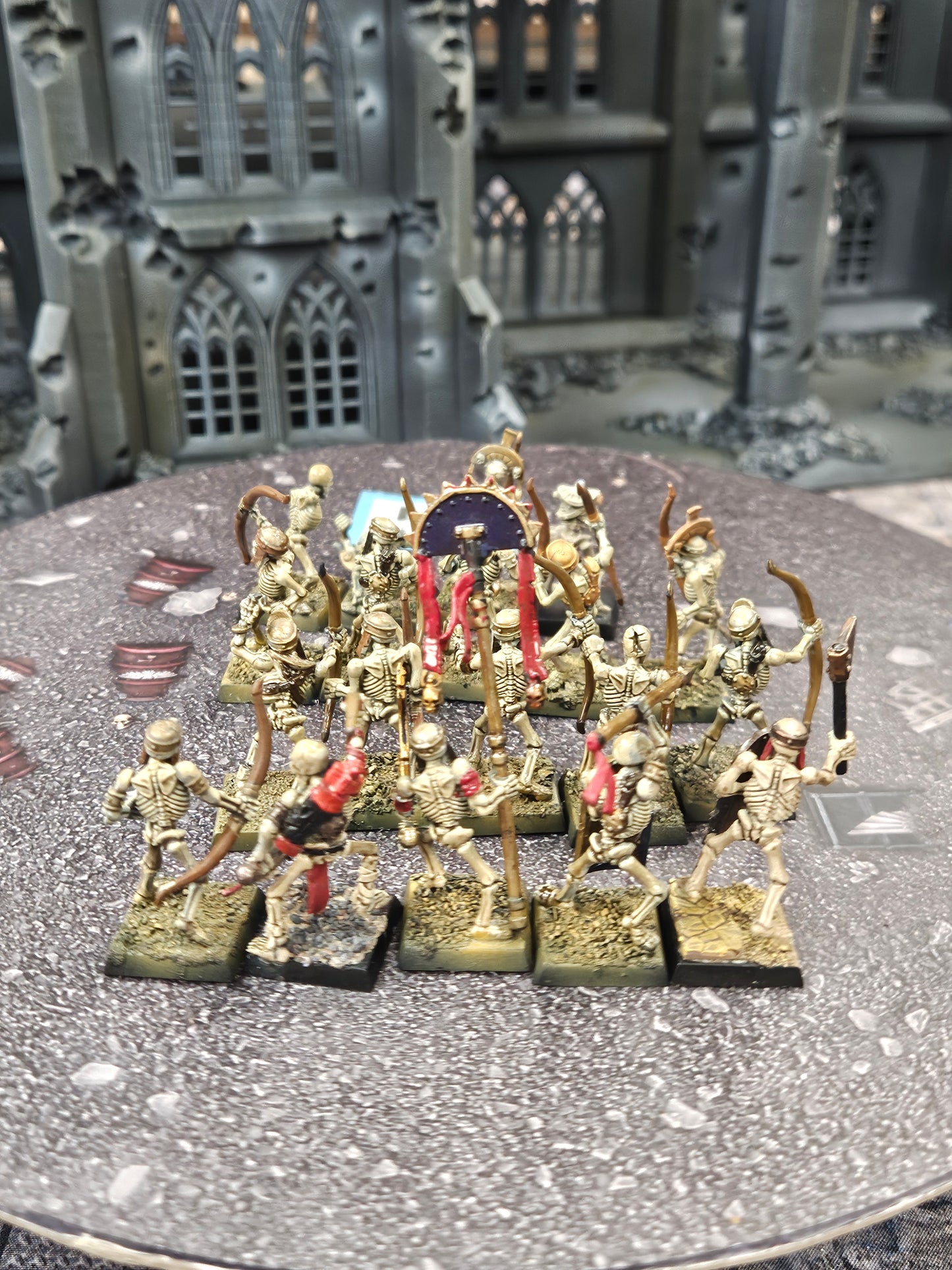 19x Skeleton Warriors / Archers #261 Tomb Kings Old World Fantasy Warhammer 40k