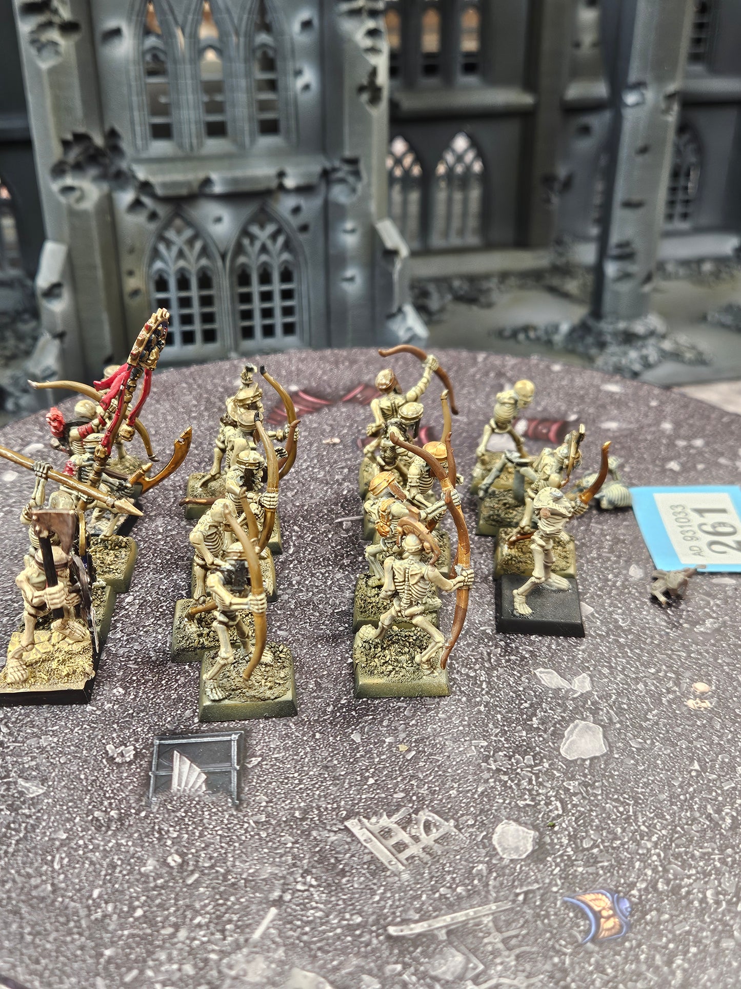 19x Skeleton Warriors / Archers #261 Tomb Kings Old World Fantasy Warhammer 40k