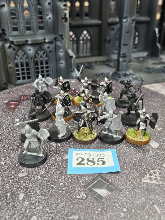 16x Minas Tirith Warriors #285 Good MESBG LOTR Warhammer 40k