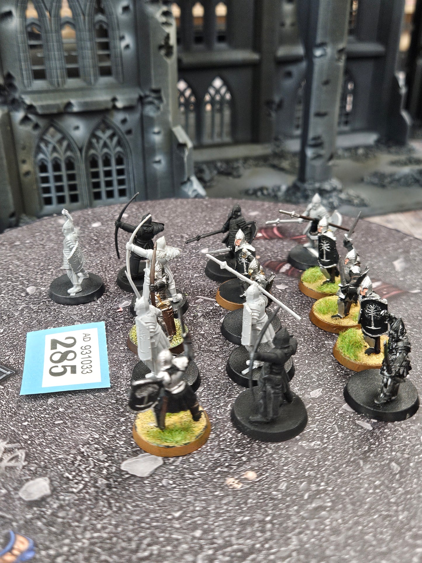 16x Minas Tirith Warriors #285 Good MESBG LOTR Warhammer 40k