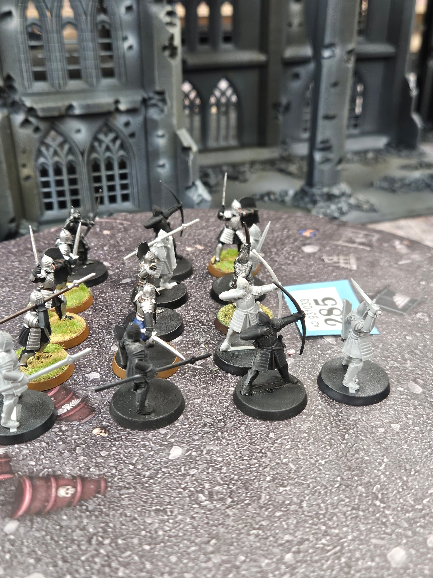 16x Minas Tirith Warriors #285 Good MESBG LOTR Warhammer 40k